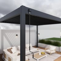 Bioklimatická pergola INTRO NEO 4x3 m Rojaplast (foto 12)