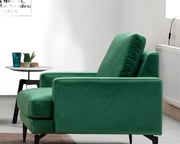 Křeslo ušák PAPIRA – Armchair / Zelená ASIRGROUP