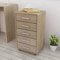 Kancelářský kontejner DTD / MDF Dekorhome Vida (foto 3)