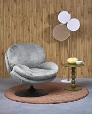 Relaxační křeslo SHELL – Šedá Halmar