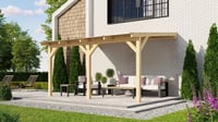 Pergola WEKA Dřevěná zahradní 672 (4,3x3,7 m) Rojaplast (foto 2)