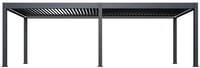 Pergola PRESTIGE Luxusní elektrická bioklimatická 8x4 m hliník volně stojící Rojaplast
