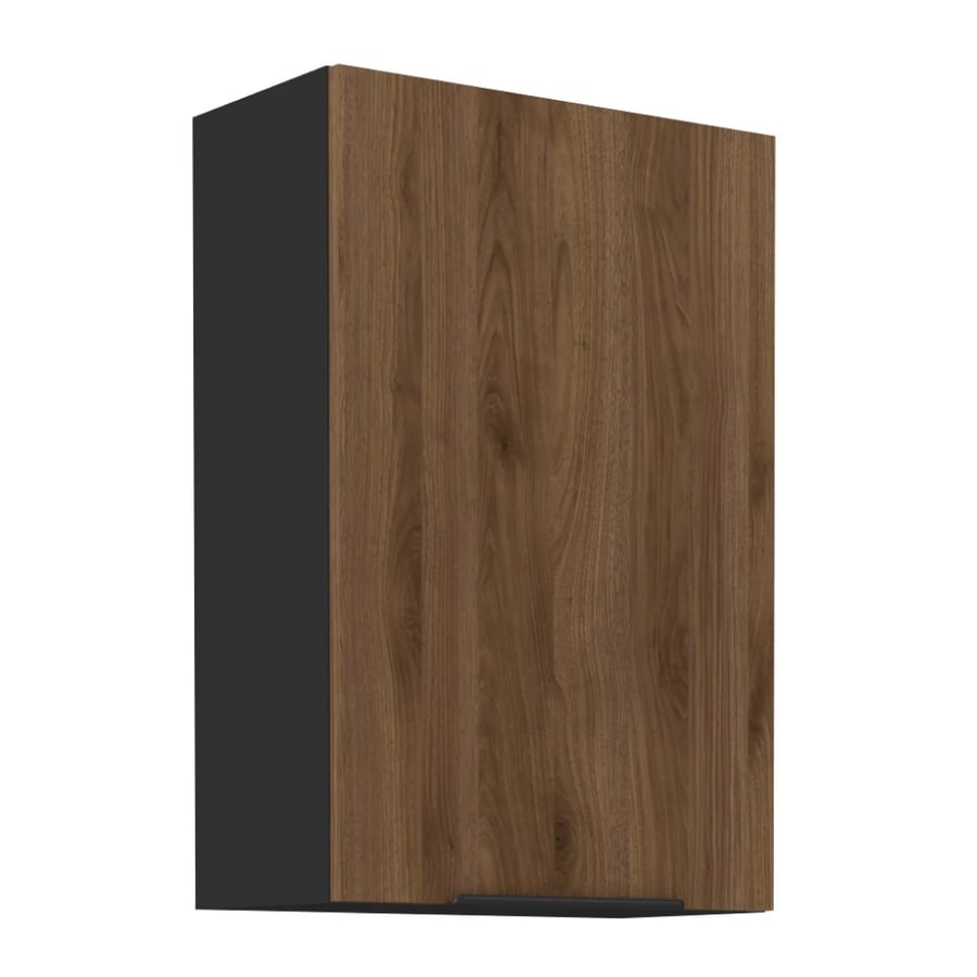 Horní skříňka, ořech okapi/černá, MENZO 60 G-90 1F Kondela