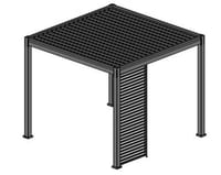 Pergola PANEL LAMELY zastínění fixní horizontální 1,3 m pro bioklimatickou Rojaplast (foto 3)