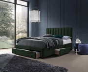 Postel GRACE 140 cm – C. zelená velvet Halmar