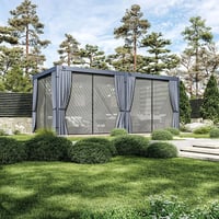 Zahradní souprava ECO závěsů a moskytiér pro pergolu 6x3 m Rojaplast