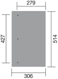 Pergola WEKA Dřevěná zahradní 671 (5,1x3 m) Rojaplast (foto 4)