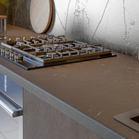 Dřezová skříňka, ořech okapi/černá, MENZO 50 ZL 1F BB Kondela (foto 4)