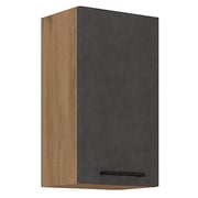 Horní skříňka VEGA 40 G-72 1F – Dub lancelot / šedá matná Kondela