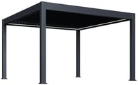 Pergola PRESTIGE Luxusní elektrická bioklimatická 4x4 m hliník volně stojící Rojaplast