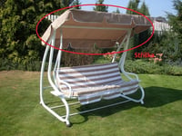 Stříška DE LUXE houpačce Rojaplast (foto 3)
