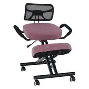 Ergonomická klekačka RUFUS – Růžová/černá Kondela