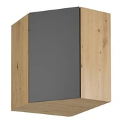 Horní skříňka LANGEN G60N – Dub artisan/šedý mat Kondela