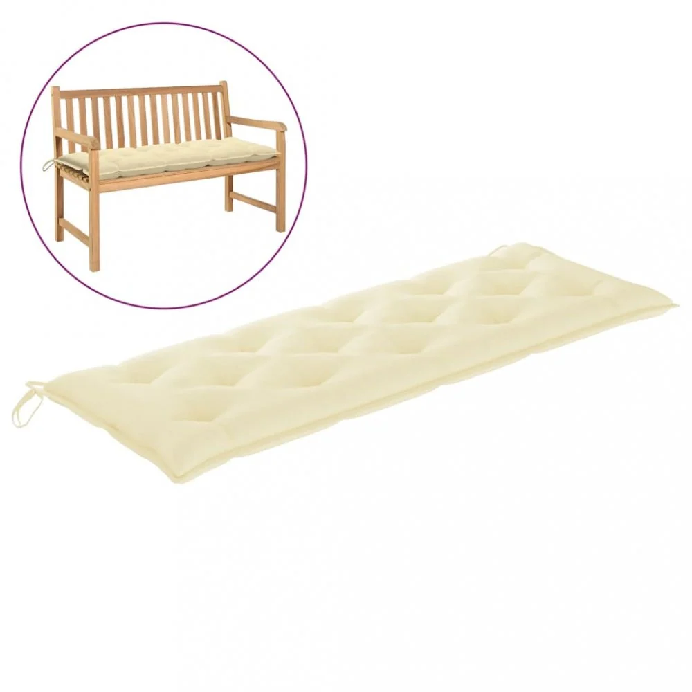 Voděodolná poduška na zahradní lavici 150 cm Dekorhome Vida