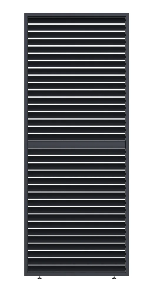 Pergola PANEL ANTRACIT LAMELY zastínění sklápěcí horizontální 1 m pro bioklimatickou Rojaplast