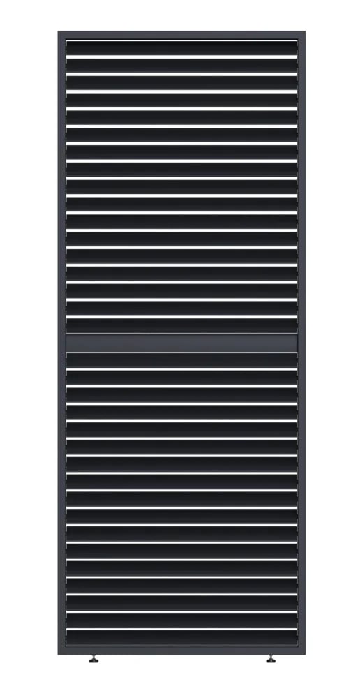 Pergola PANEL ANTRACIT LAMELY zastínění sklápěcí horizontální 1 m pro bioklimatickou Rojaplast