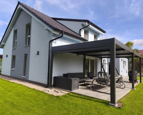 Bioklimatická pergola INTRO DUO 8x4 m Rojaplast