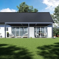 Bioklimatická pergola ke stěně INTRO DUO 8x4 m Rojaplast (foto 19)