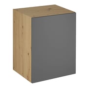 Horní skříňka LANGEN G60G – Dub artisan/šedý mat, univerzální Kondela