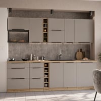 Dřezová skříňka, sandgrau/dub artisan, FRISBO 60 ZL 1S BB Kondela (foto 5)