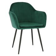 Designové křeslo ZIRKON – Smaragdová Velvet látka Kondela