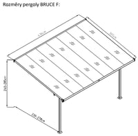 Pergola BRUCE F polykarbonát Rojaplast (foto 9)