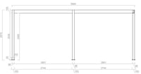 Pergola ECO Bioklimatická 6x3 m ocel volně stojící Rojaplast (foto 14)