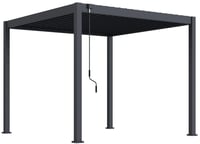 Pergola ECO Bioklimatická 3x3 m ocel volně stojící Rojaplast (foto 2)