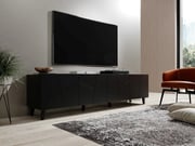 TV stolek ETNA – Černá matná/ černá matná Halmar