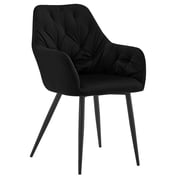 Designové křeslo VERIO NEW – Černá Velvet látka Kondela