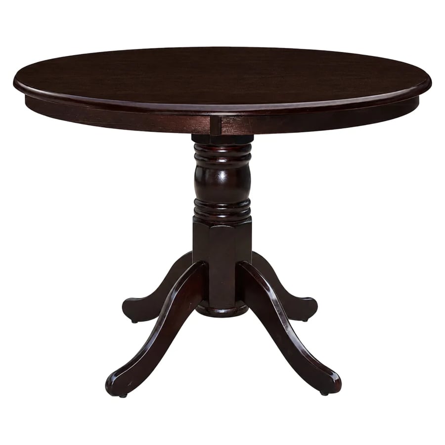 Jídelní stůl, kulatý, kaštan, průměr 106 cm, TABLOS NEW Kondela