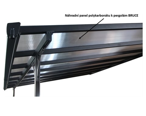Pergola BRUCE Panel polykarbonátu k ám Rojaplast