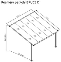 Pergola BRUCE Panel polykarbonátu k ám Rojaplast (foto 7)