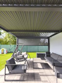 Bioklimatická pergola INTRO DUO 8x4 m Rojaplast (foto 11)
