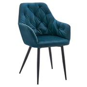 Designové křeslo VERIO NEW – Tyrkysová Velvet látka Kondela