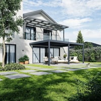 Bioklimatická pergola ke stěně INTRO DUO 6x4 m Rojaplast (foto 20)