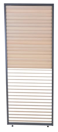 Pergola PANEL WOOD LAMELY zastínění sklápěcí horizontální 1,3 m pro bioklimatickou Rojaplast (foto 3)