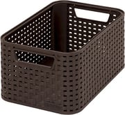 Úložný box STYLE S – hnědá Rojaplast