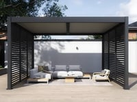 Bioklimatická pergola INTRO DUO 4x4 m Rojaplast (foto 10)