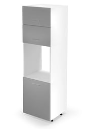 Skříňka VENTO DP-60/214 214 cm – Světle šedá Halmar