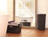 RATTAN STYLE koš na čisté prádlo Rojaplast (foto 6)