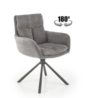 Otočné křeslo K495 – Šedá Halmar