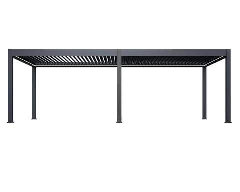 Pergola PRESTIGE Luxusní elektrická bioklimatická 8x4 m hliník volně stojící Rojaplast