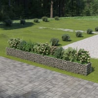 Gabionový vyvýšený záhon 540x50x50 Dekorhome - POSLEDNÍ KUS Vida (foto 5)