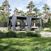 Pergola ECO Bioklimatická 6x3 m ocel volně stojící Rojaplast (foto 11)