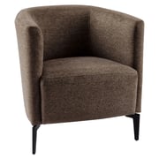 Designové křeslo KAPY – Hnědá/černá Kondela