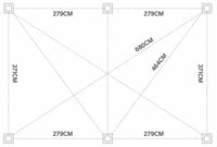 Bioklimatická pergola INTRO DUO 6x4 m Rojaplast (foto 17)