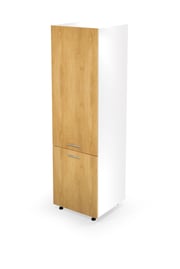 Skříňka VENTO DL-60/214 214 cm – Dub medový szafka pod zabudowę lodówki Halmar
