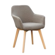 Designové křeslo CLORIN NEW – Hnědá/buk Kondela