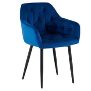 Designové křeslo FEDRIS 2 NEW – Modrá Velvet látka Kondela